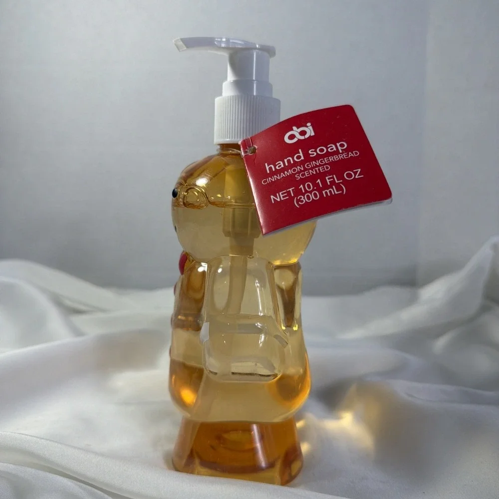 Christmas SANTA, GINGERBREAD or CHRISTMAS TREE Pump Bottle Dispenser Soap Lotion